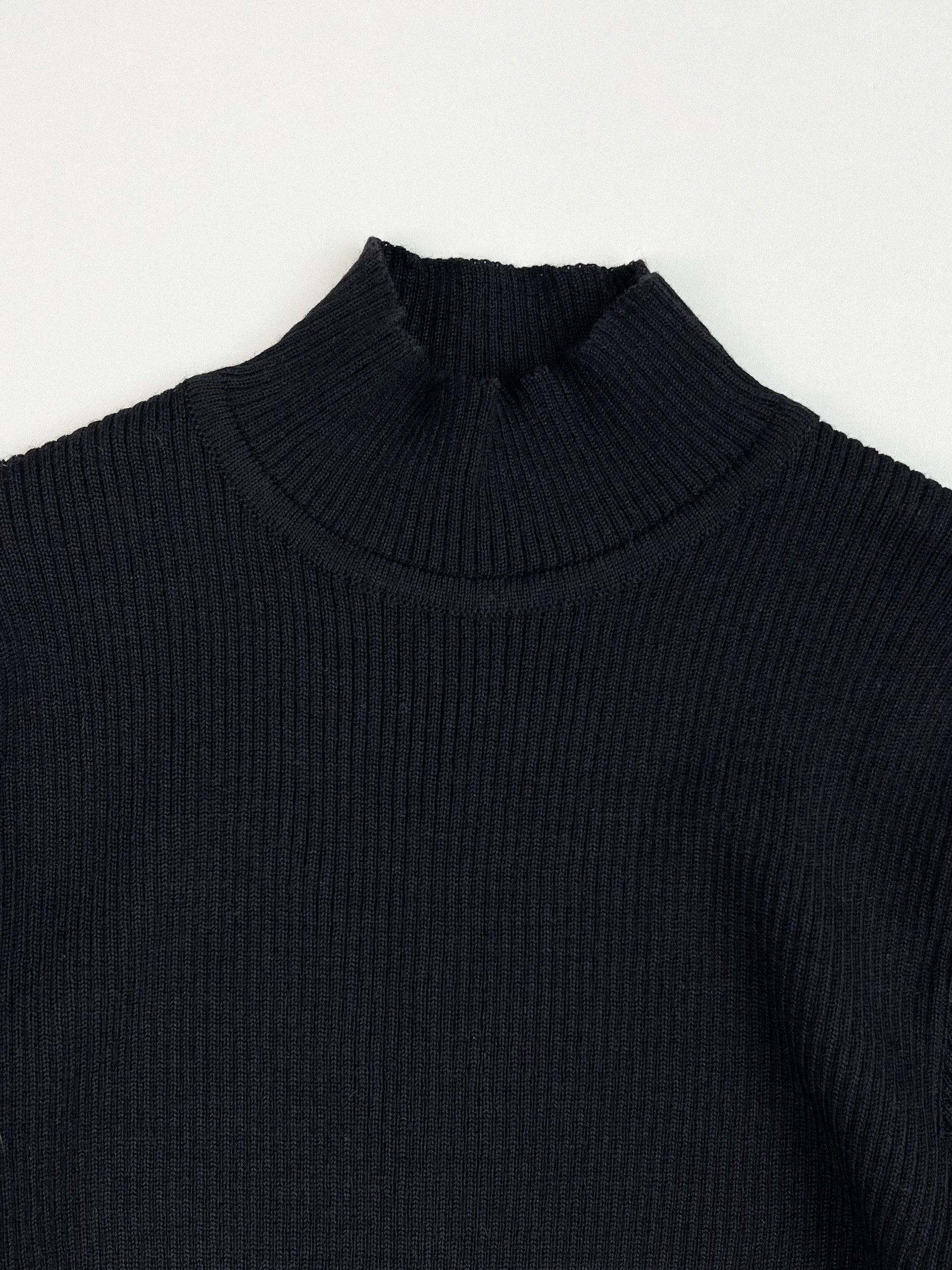 Pull côtélé col cheminée • taille S/M