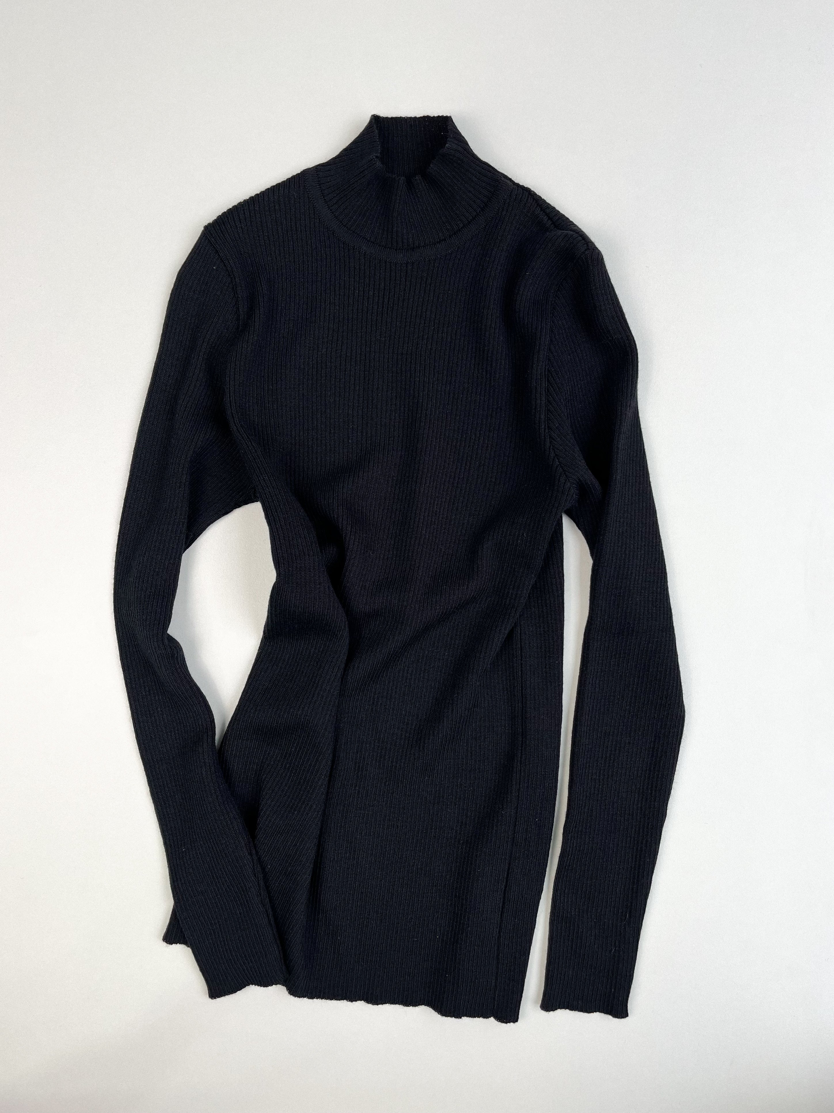 Pull côtélé col cheminée • taille S/M