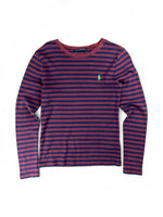 Load image into Gallery viewer, T-shirt rayé Ralph Lauren • taille L
