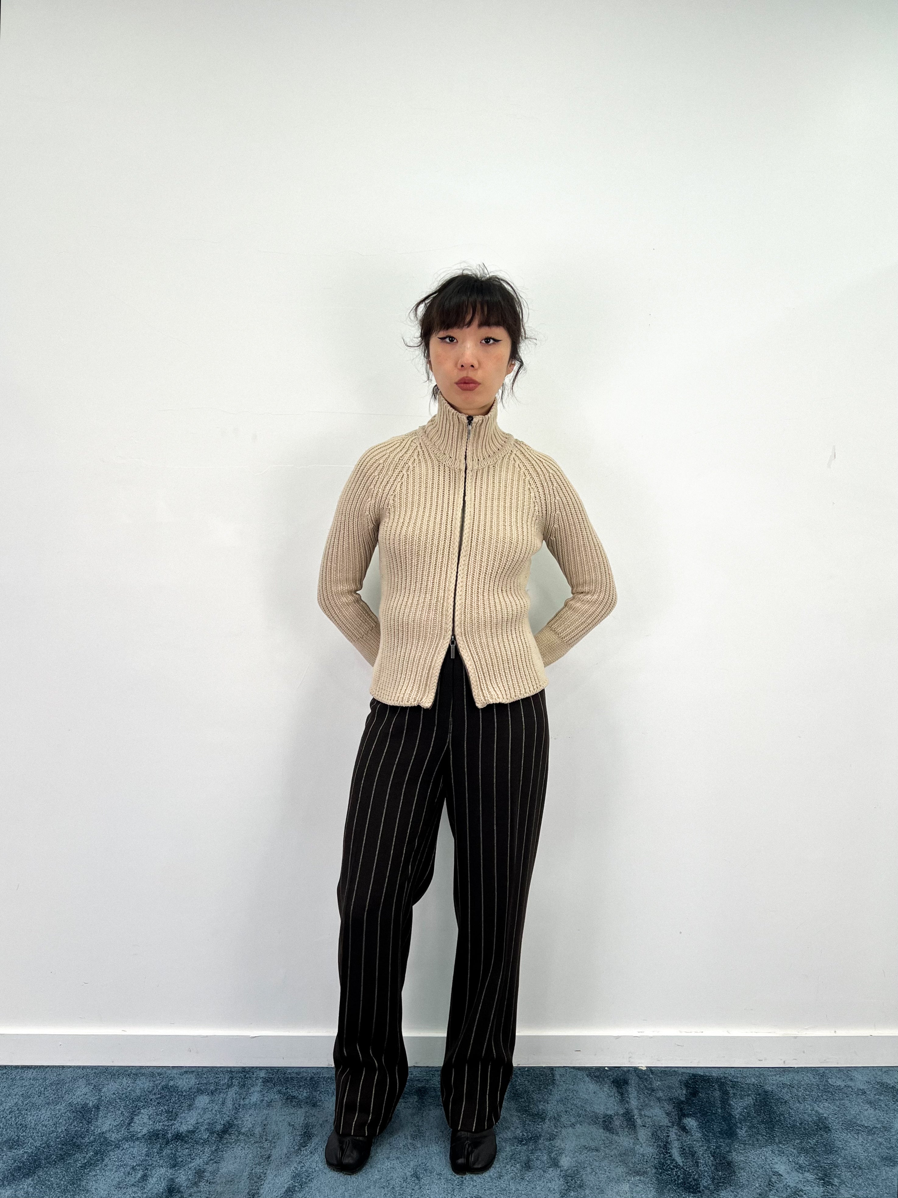 Gilet zippé en maille Hugo Boss • Taille S