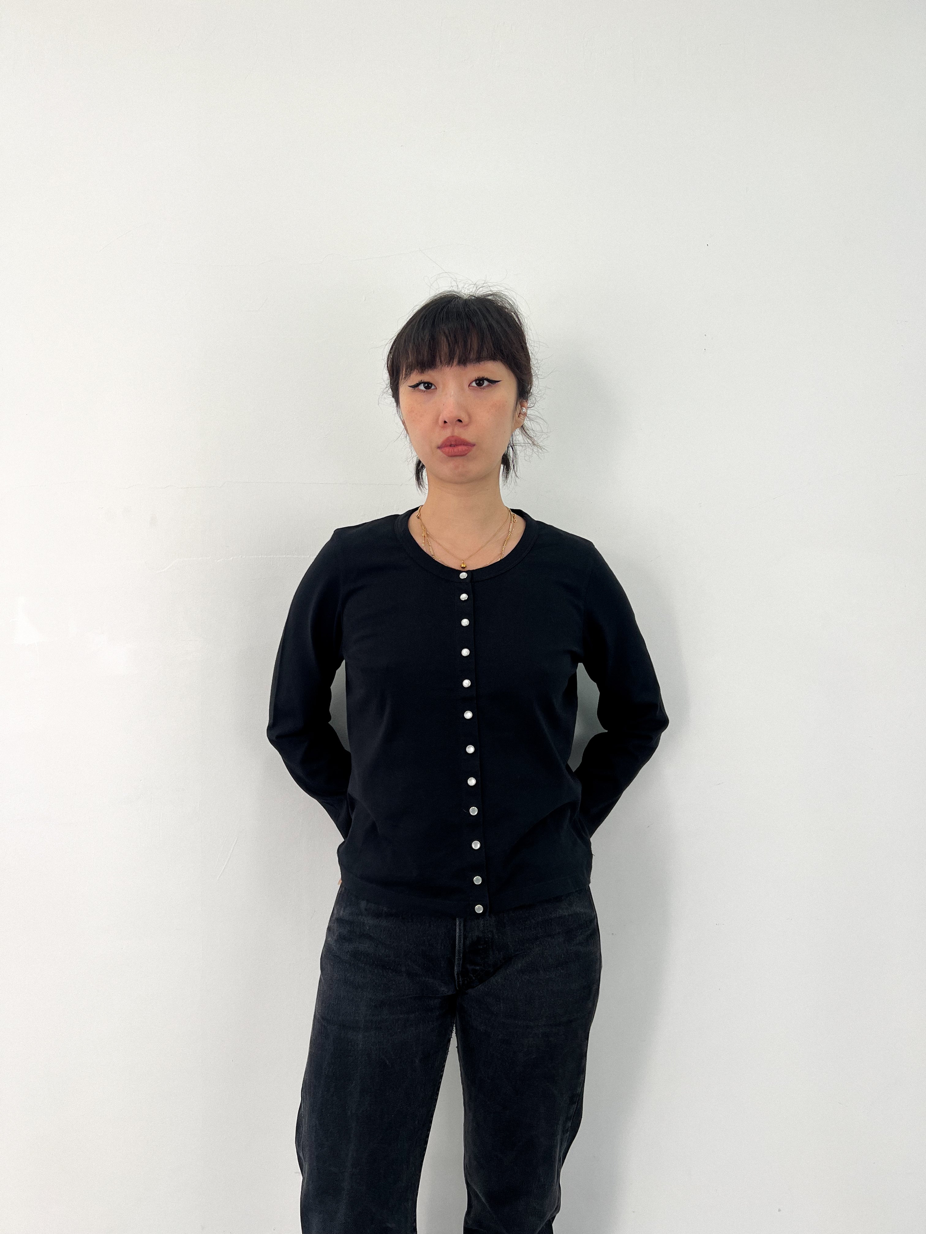 Cardigan léger à pressions Agnès b.  • Taille M