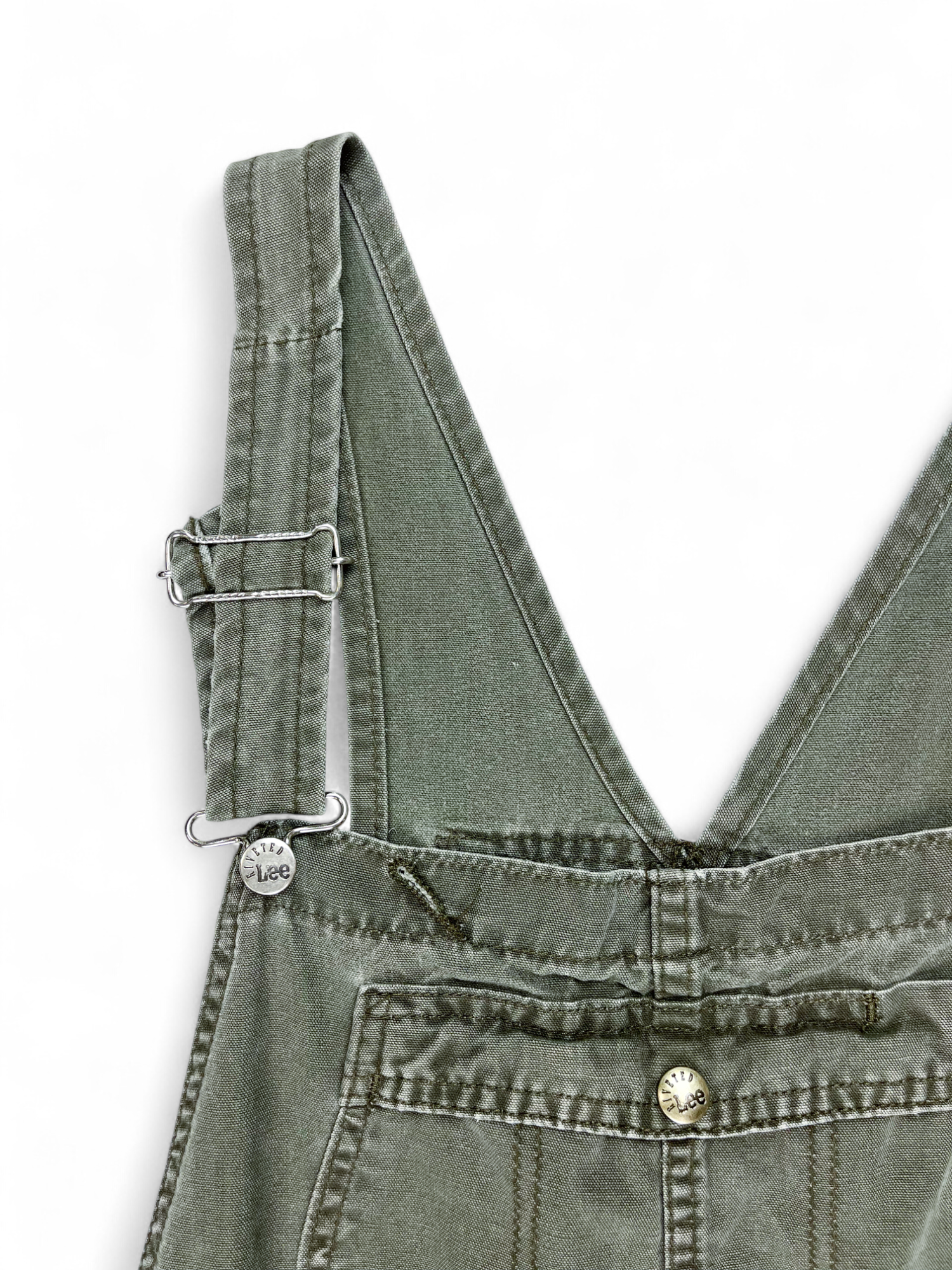 Salopette en jean Lee Riveted vintage • Taille S