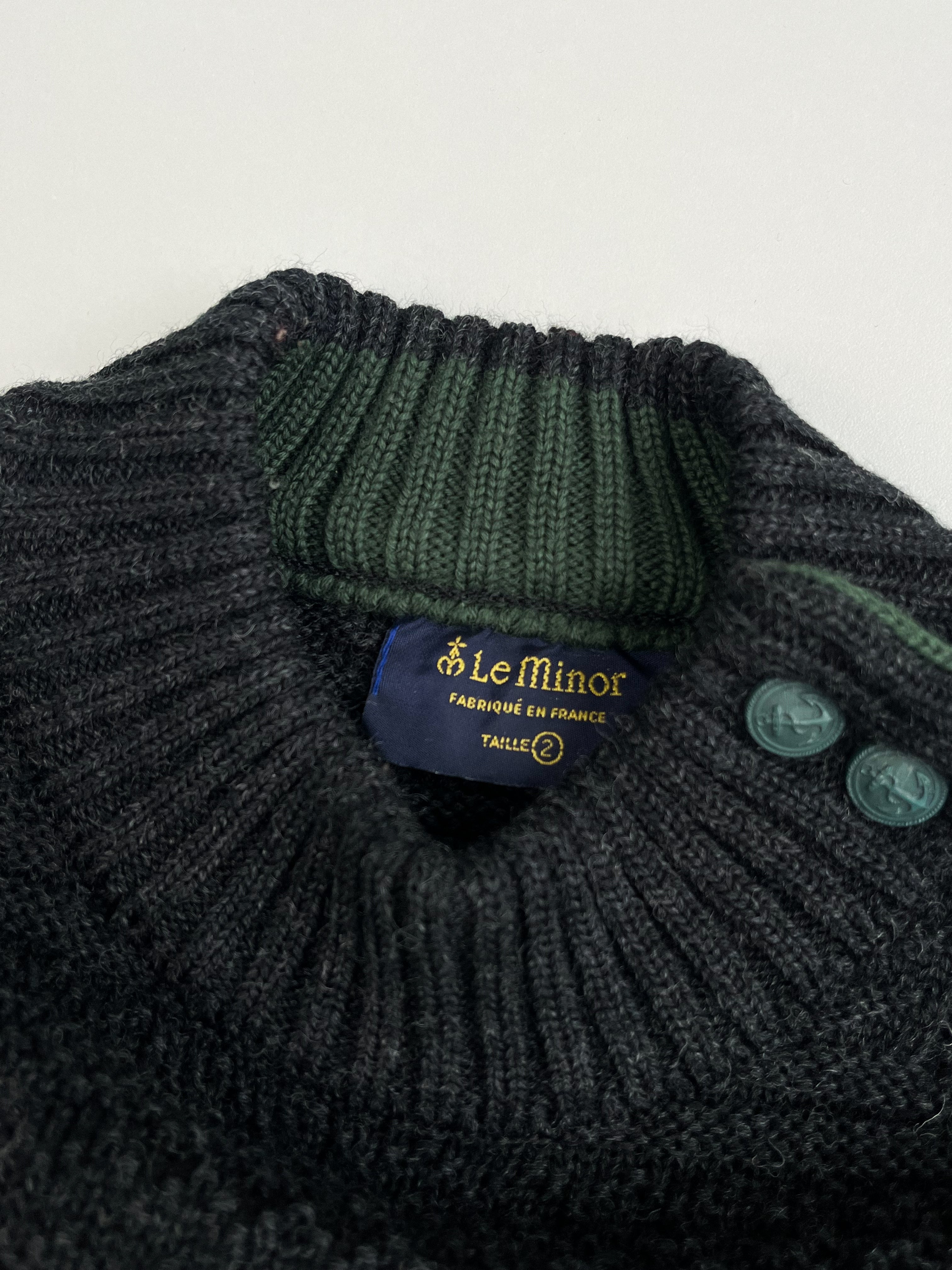 Pull pêcheur gris Le Minor • taille M