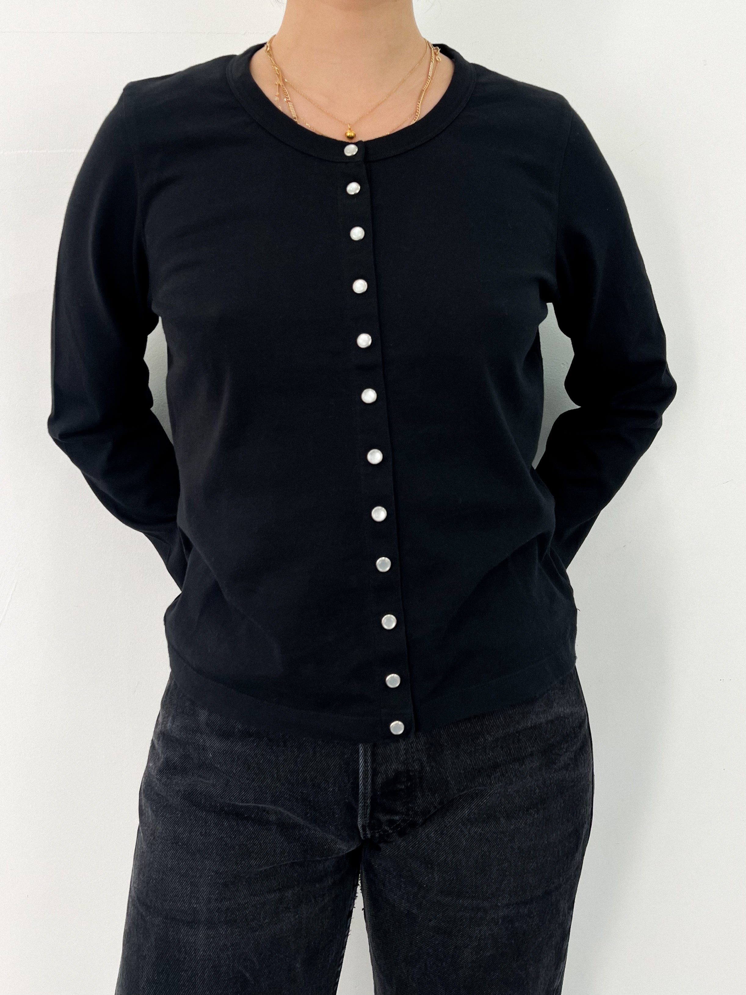 Cardigan léger à pressions Agnès b.  • Taille M