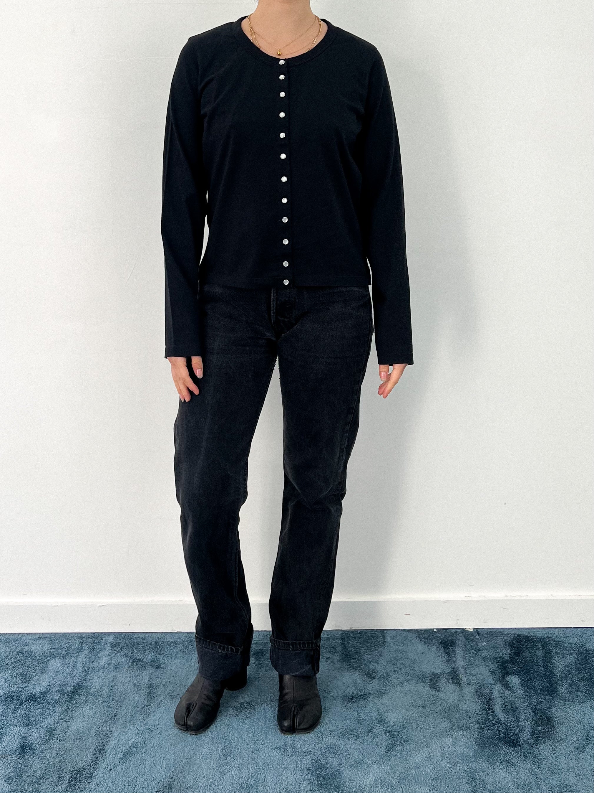 Cardigan léger à pressions Agnès b.  • Taille M