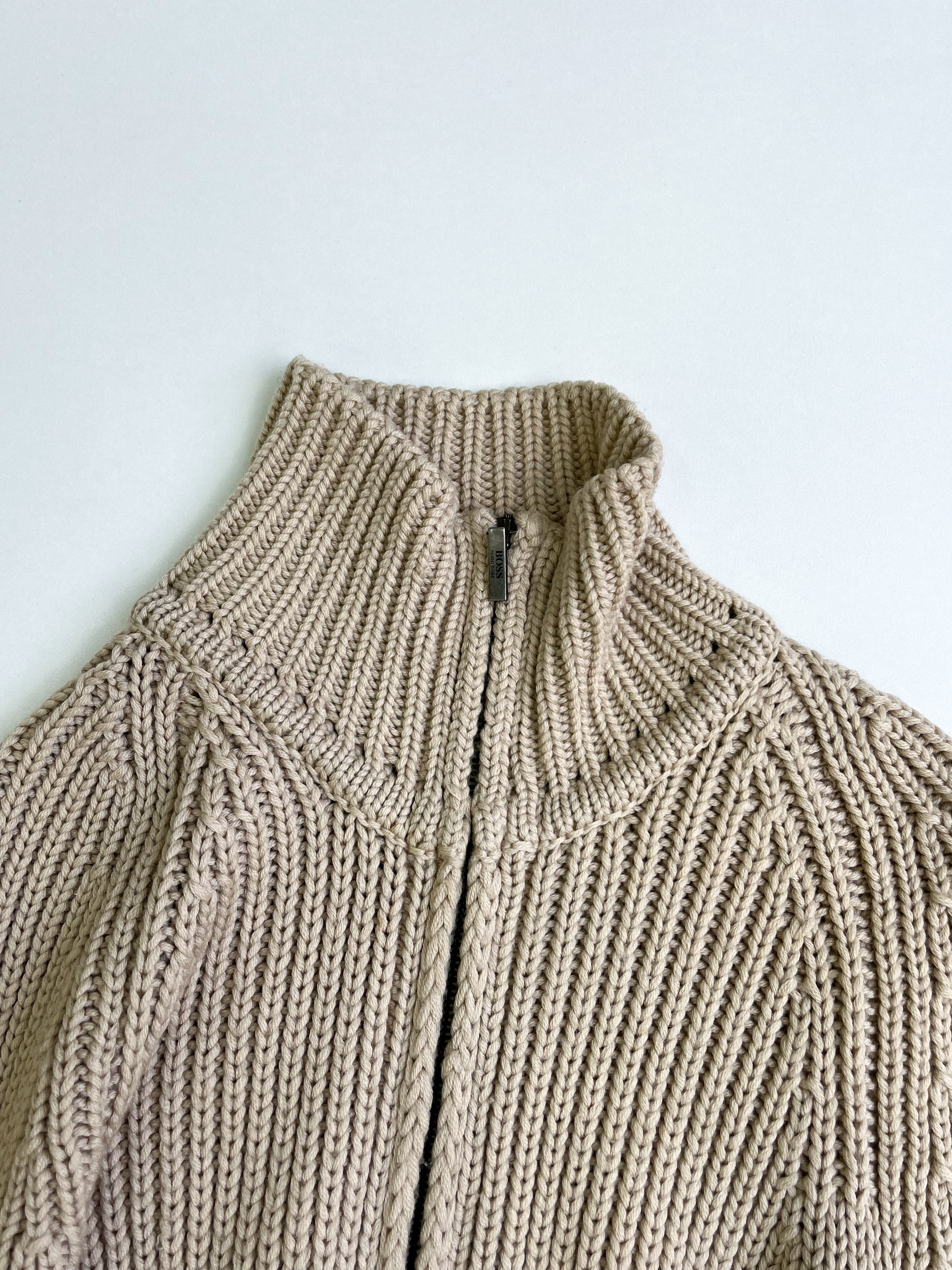 Gilet zippé en maille Hugo Boss • Taille S