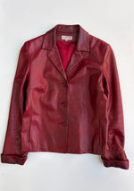 Charger l'image dans la galerie, Veste en cuir Gérard Darel vintage • Taille S
