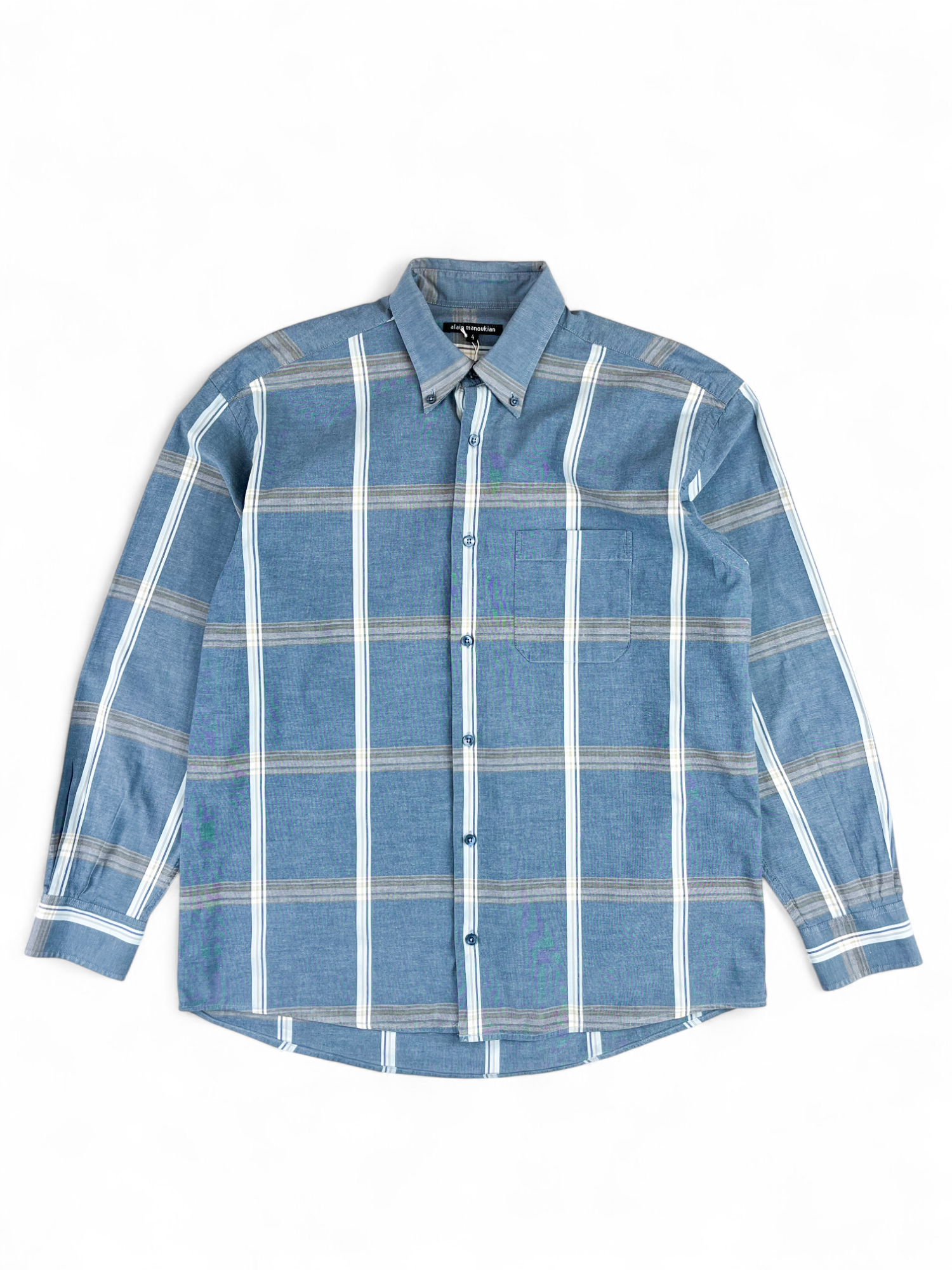 Chemise à carreaux Alain Manoukian vintage • Taille L