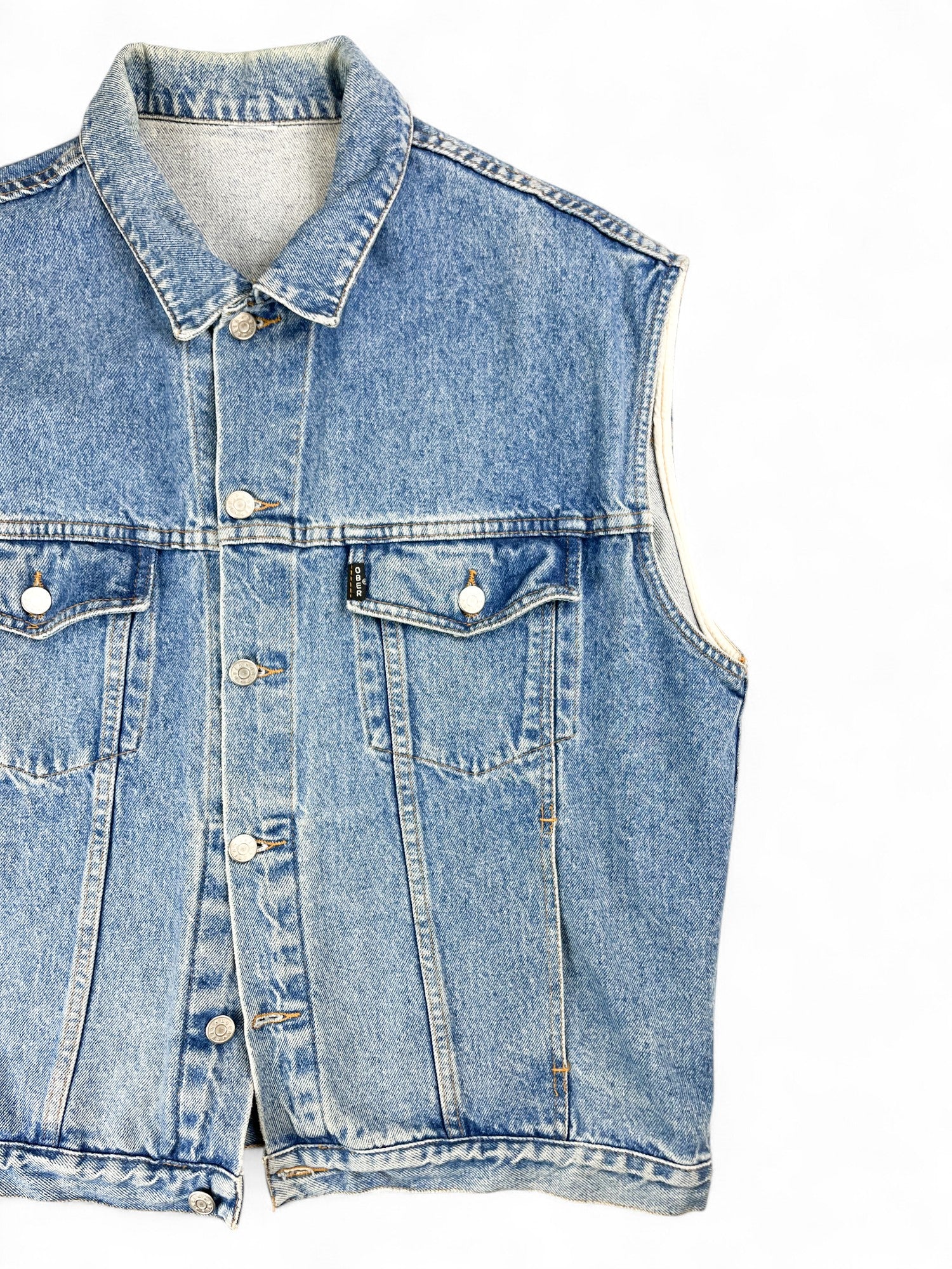 Veste en jean sans manche • taille M/L
