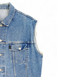 Veste en jean sans manche • taille M/L