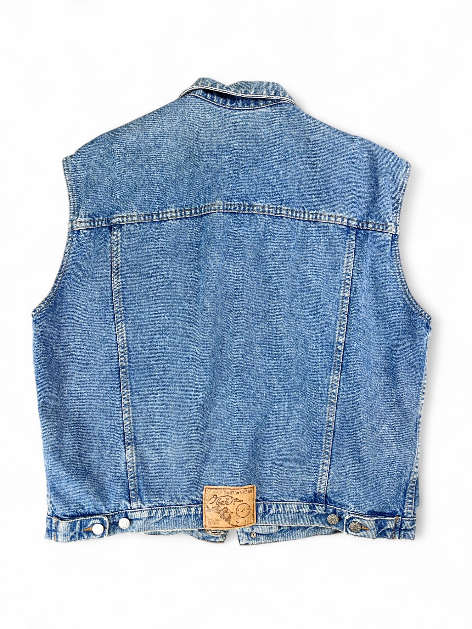 Veste en jean sans manche • taille M/L