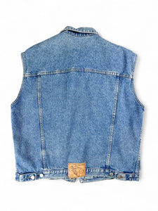 Veste en jean sans manche • taille M/L