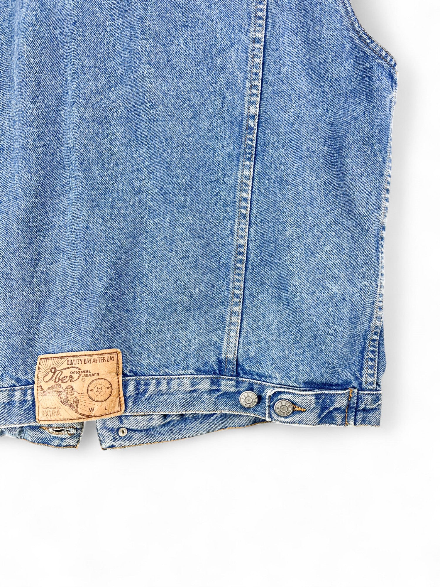 Veste en jean sans manche • taille M/L
