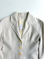 Charger l'image dans la galerie, Veste en coton et lin vintage • Taille S
