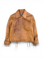Charger l'image dans la galerie, Veste en cuir vintage • Taille S/M
