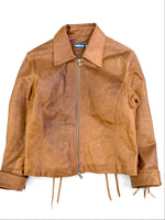 Charger l'image dans la galerie, Veste en cuir vintage • Taille S/M
