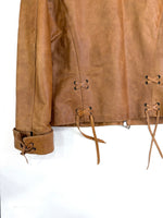 Charger l'image dans la galerie, Veste en cuir vintage • Taille S/M

