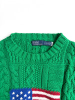 Charger l'image dans la galerie, Pull en maille torsadée Ralph Lauren • taille M
