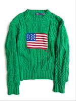 Charger l'image dans la galerie, Pull en maille torsadée Ralph Lauren • taille M

