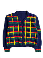 Load image into Gallery viewer, Cardigan tricoté main • taille S

